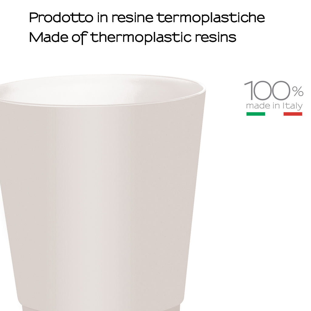 Gettacarta 6 litri Gedy modello Venezia in Resine termoplastiche - Bianco