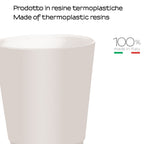 Gettacarta 6 litri Gedy modello Venezia in Resine termoplastiche - Bianco