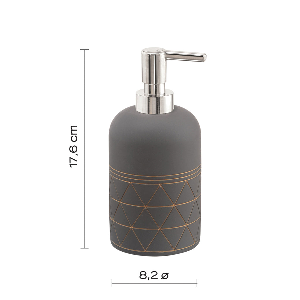 Dispenser sapone in cemento Gedy serie Calipso - Grigio
