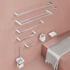 Porta asciugamani 30 cm da muro Spluga di Gedy - Cromato