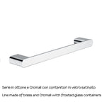 Portasalviette 35 cm a parete Gedy serie Azzorre - Cromato