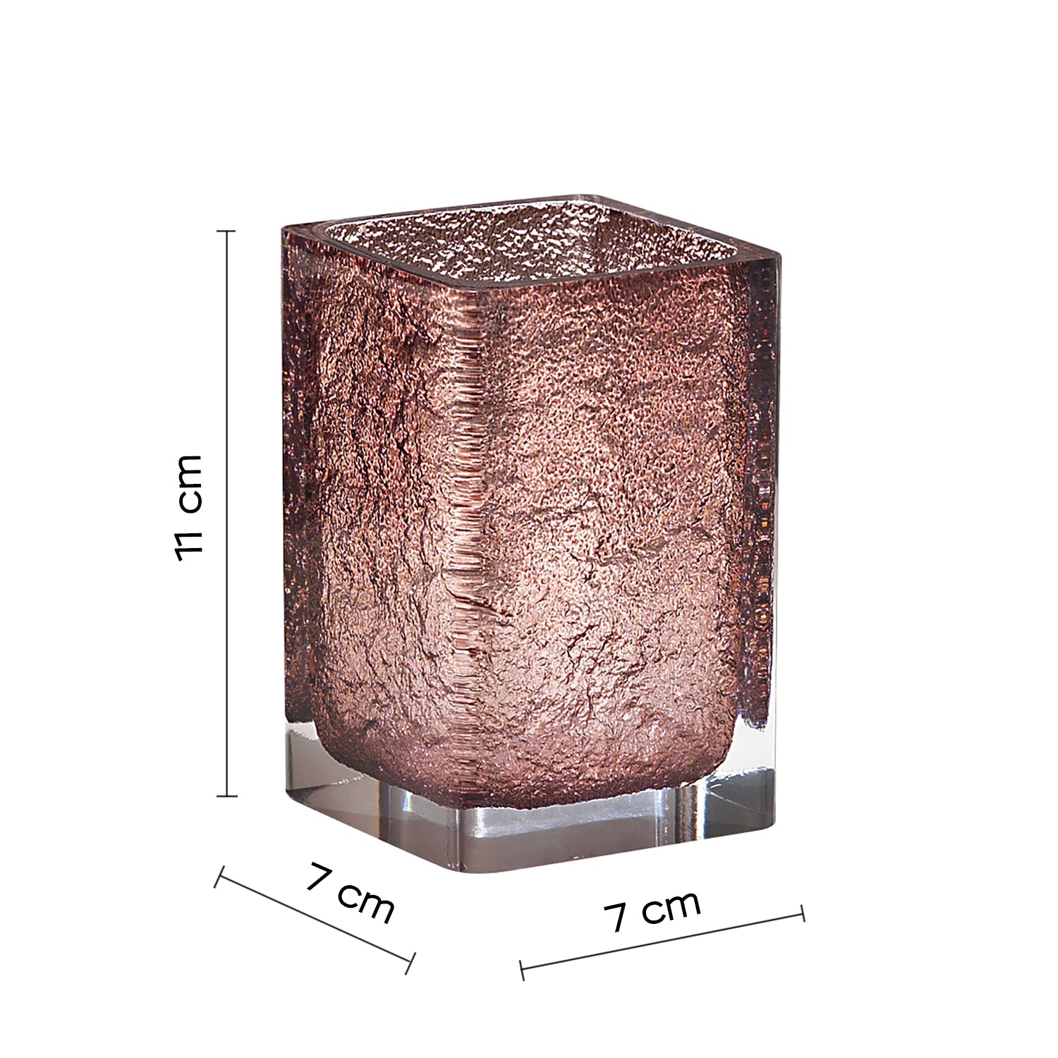 Portaspazzolini da appoggio Gedy serie Giulia - Marrone