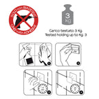 Appendiabiti in ottone e Cromall Wizard di Gedy - Cromato