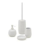 Portaspazzolini in resina Gedy serie Kira - Bianco