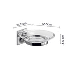 Portasapone in ottone e Cromall Wizard di Gedy - Cromato
