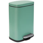 Pattumiera a pedale modello Akira in acciaio capienza 5 Litri colore verde opaco