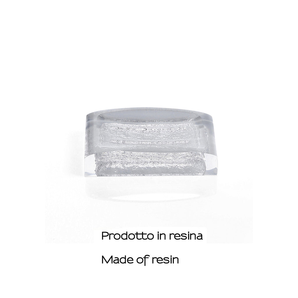 Portasapone da appoggio Gedy modello Antares - Bianco