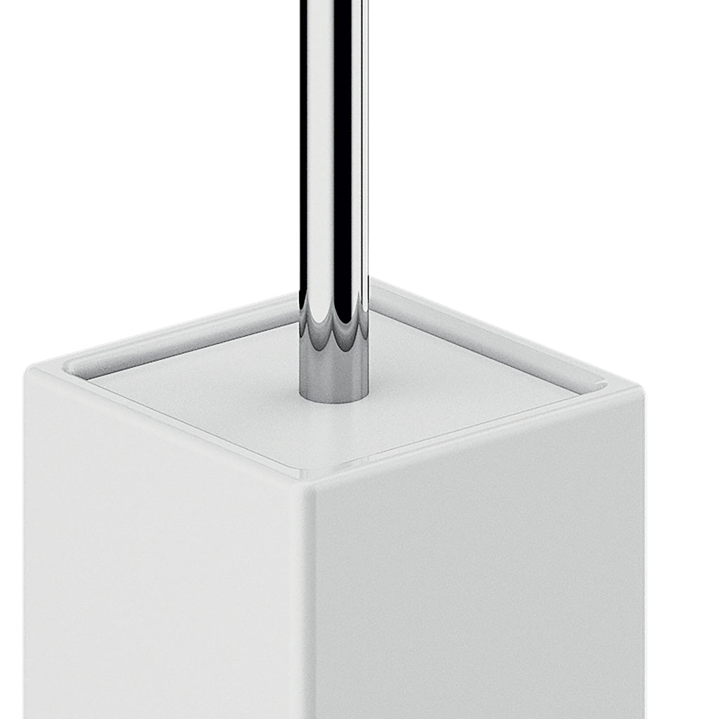 Scopino in ceramica Gedy serie Verbena - Bianco