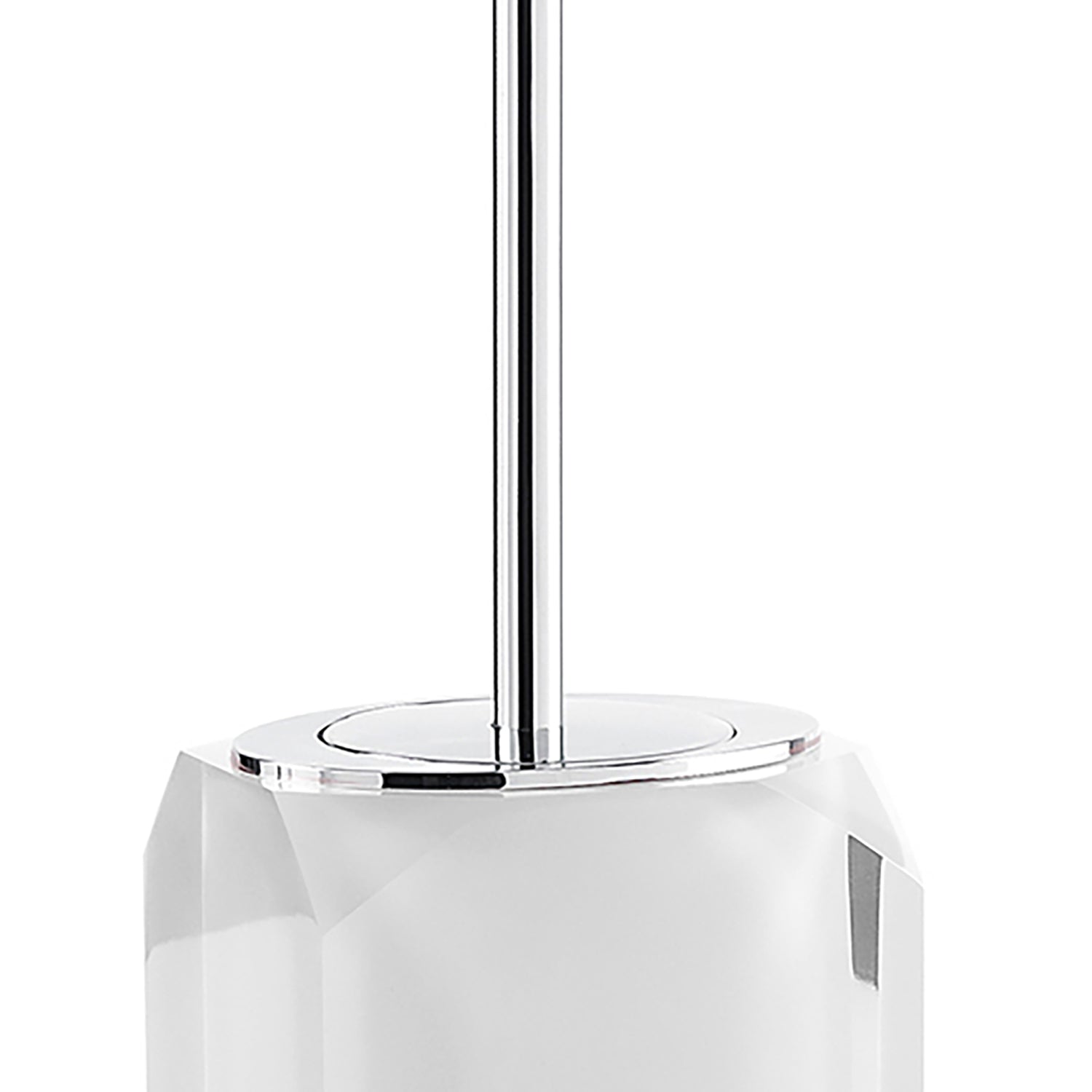 Scopino con ciuffo in setole Gedy serie Chanelle - Bianco