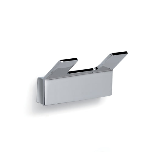 Appendiabiti doppio in ottone modello Gulliver di Gedy - Cromato