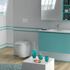 Portasapone Gedy serie Dori - Turchese