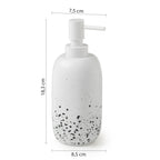 Dosasapone con dettagli neri Gedy serie Layla - Bianco