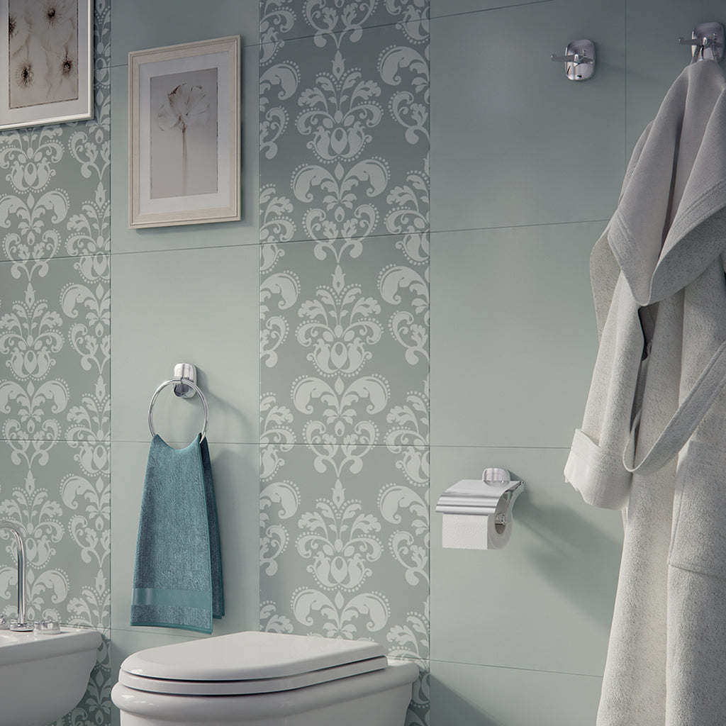 Appendiabiti doppio a parete di Gedy serie Everest - Cromato