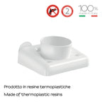 Portaspazzolini di Gedy serie Junior - Bianco