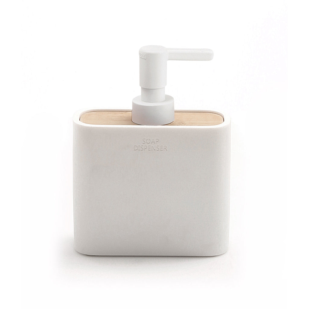 Dispenser sapone da appoggio con erogatore Gedy modello Ninfea - Bianco Matt