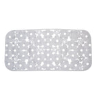 Tappeto antiscivolo vasca 73x35 in PVC modello Margherita di Gedy - Trasparente