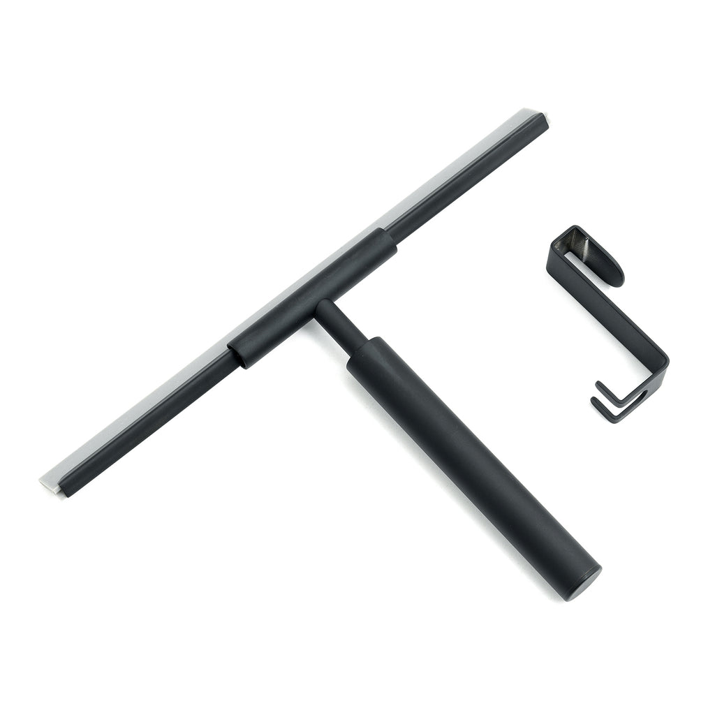 Set tergivetro e gancio modello Thor di Gedy - Nero Matt