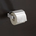 Portarotolo coperto a parete Gedy serie Lounge - Cromato