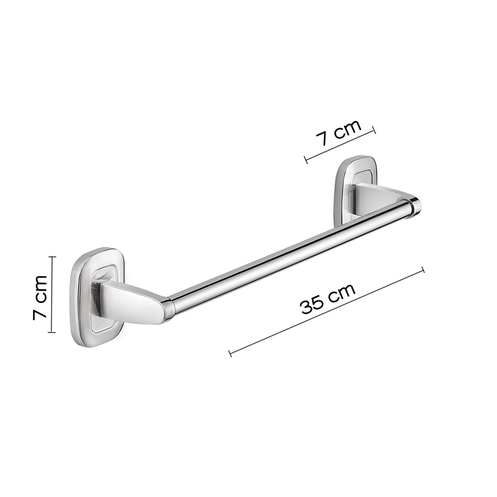 Porta asciugamani 35 cm a parete di Gedy serie Everest - Cromato