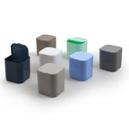 Cestino da tavolo 1.2 lt da appoggio Gedy serie Seventy - Grigio