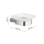 Portasapone in Acciaio Inox AISI 304 e Cromall Maui di Gedy - Spazzolato